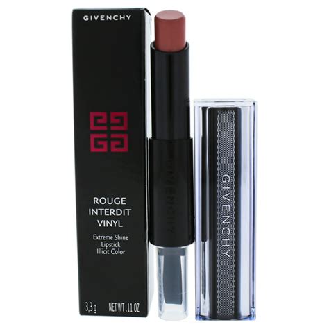 givenchy rouge interdit vinyl lipstick 02 beige indecent|Givenchy rouge interdit magic lipstick.